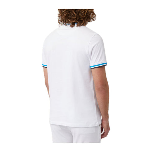 HARMONT & BLAINE T-shirt T-shirt Uomo con bordi rigati Bianco blu - Francavilla Moda